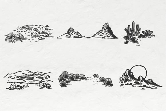 Download Unforgiving Desert Illustration Vector - Premium Bundle