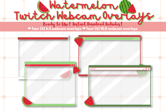 Download Watermelon Twitch Webcam Overlays - Twitch Collection
