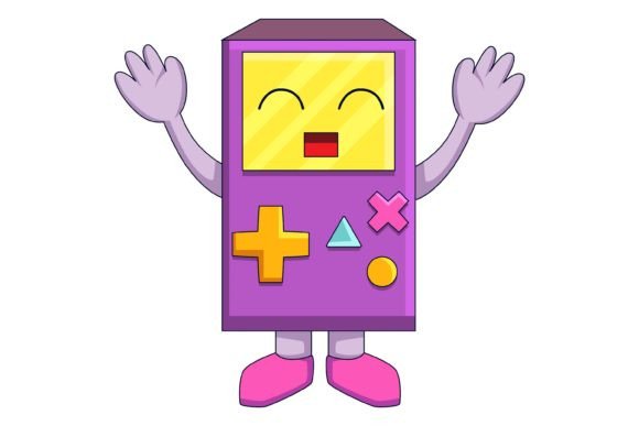Download Cute Console Game Character Illustration - Premium Resources